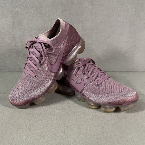 Nike Air Vapormax Flyknit Women Sz 8.5 Purple Running Shoes 849557-500 Sneakers - Picture 3 of 7